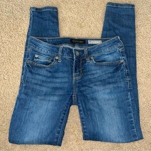 Aeropostale blue jean jeggings, size 0